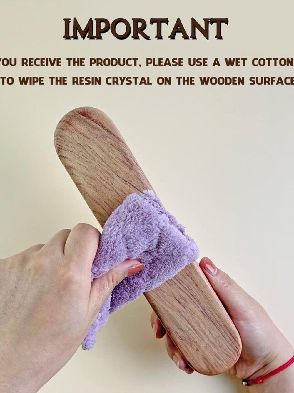 Tailors Clapper for Quilting, Hard Wood Professional Multipurpose Durable for Se - Picture 4 of 7